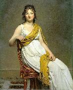 Jacques-Louis  David Madame Raymond de Verninac oil painting on canvas